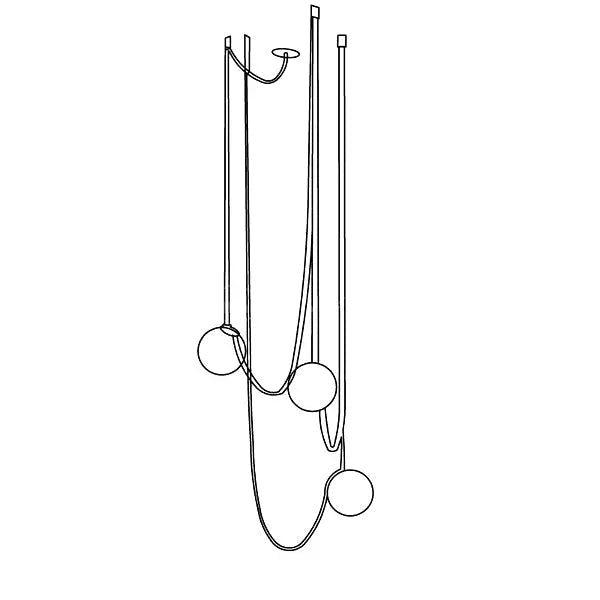 Multiple Belt Art Pendant Light - Simprolos