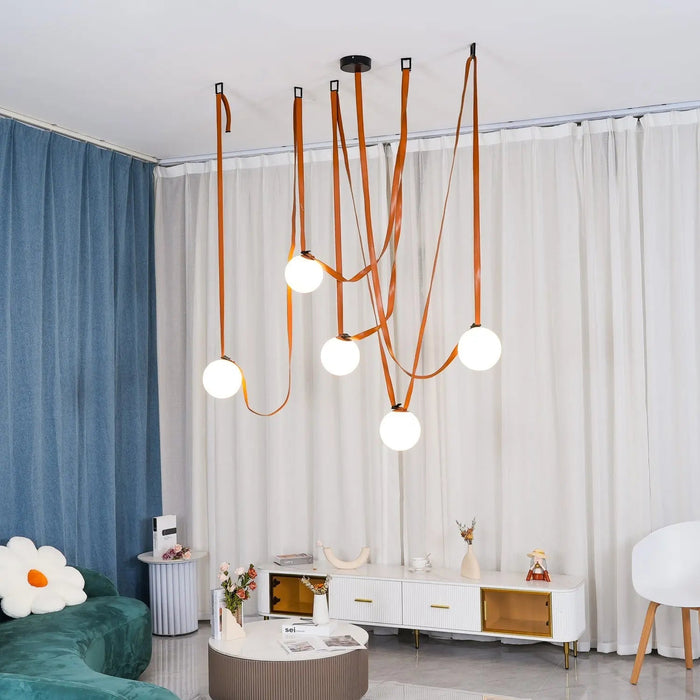 Multiple Belt Art Pendant Light - Simprolos