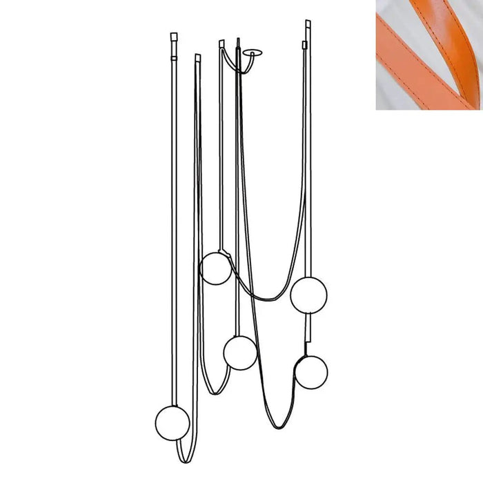 Multiple Belt Art Pendant Light - Simprolos