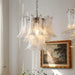 Murano Glass Leaf Chandelier - Simprolos