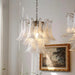 Murano Glass Leaf Chandelier - Simprolos