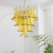 Murano Glass Leaf Chandelier - Simprolos