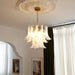 Murano Glass Leaf Chandelier - Simprolos