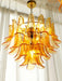 Murano Glass Leaf Chandelier - Simprolos