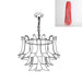 Murano Glass Leaf Chandelier - Simprolos
