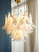 Murano Glass Leaf Chandelier - Simprolos