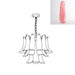 Murano Glass Leaf Chandelier - Simprolos