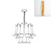 Murano Glass Leaf Chandelier - Simprolos