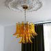 Murano Glass Leaf Chandelier - Simprolos