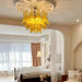 Murano Glass Leaf Chandelier - Simprolos