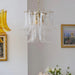 Murano Glass Leaf Chandelier - Simprolos