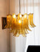 Murano Glass Leaf Chandelier - Simprolos