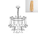 Murano Glass Leaf Chandelier - Simprolos