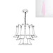 Murano Glass Leaf Chandelier - Simprolos
