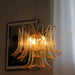 Murano Glass Leaf Chandelier - Simprolos