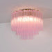 Murano Pink Glass Ceiling Light - Simprolos
