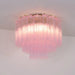 Murano Pink Glass Ceiling Light - Simprolos