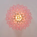 Murano Pink Glass Ceiling Light - Simprolos