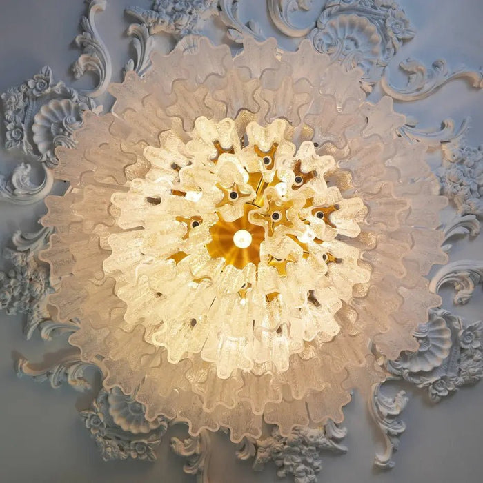 Murano Pink Glass Ceiling Light - Simprolos