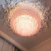 Murano Pink Glass Ceiling Light - Simprolos