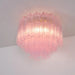Murano Pink Glass Ceiling Light - Simprolos