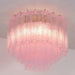 Murano Pink Glass Ceiling Light - Simprolos