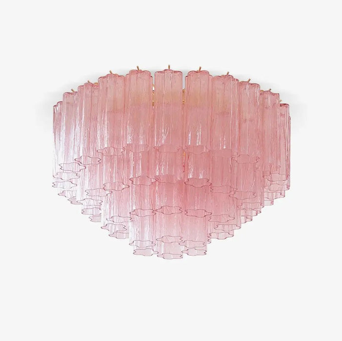 Murano Pink Glass Ceiling Light - Simprolos