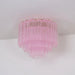 Murano Pink Glass Ceiling Light - Simprolos
