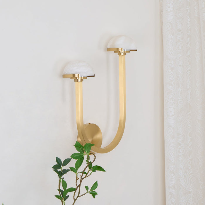 Mushroom Alabaster Wall Lamp - Simprolos