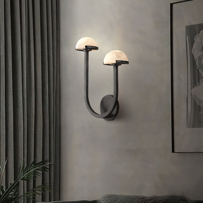 Mushroom Alabaster Wall Lamp - Simprolos