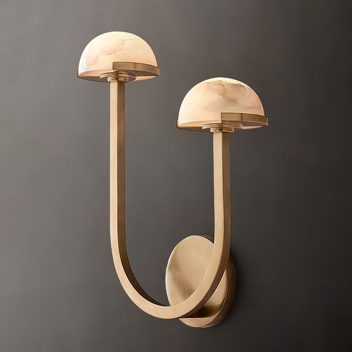 Mushroom Alabaster Wall Lamp - Simprolos