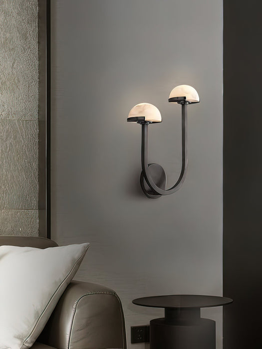 Mushroom Alabaster Wall Lamp - Simprolos