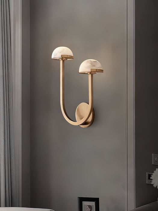 Mushroom Alabaster Wall Lamp - Simprolos