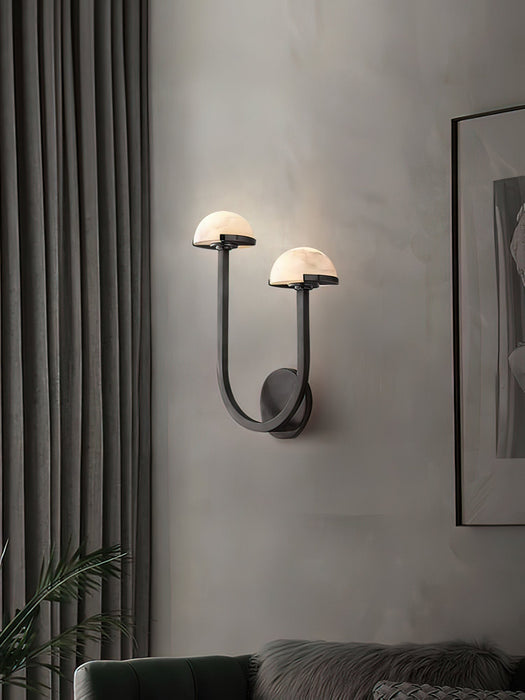 Mushroom Alabaster Wall Lamp - Simprolos