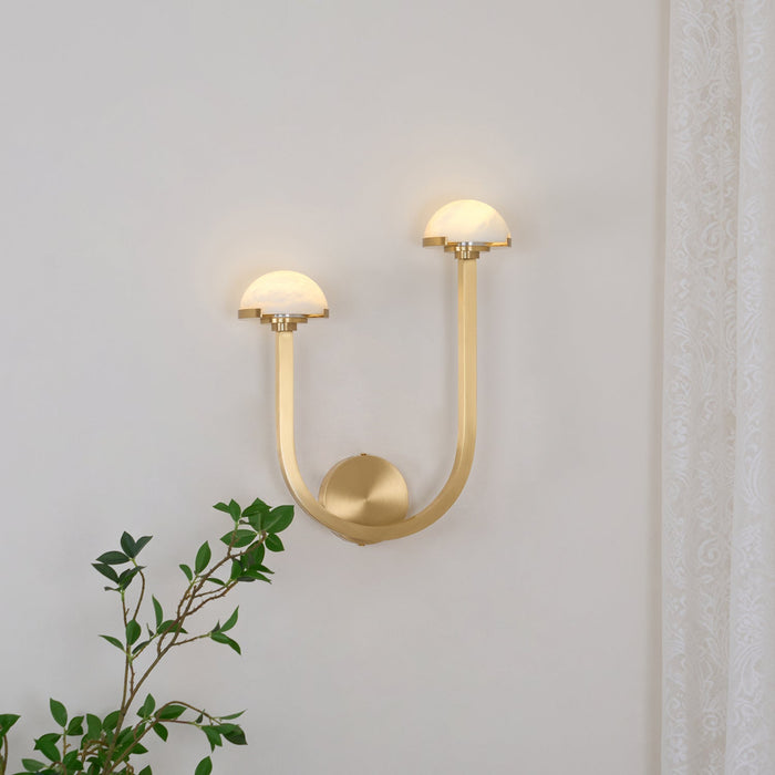 Mushroom Alabaster Wall Lamp - Simprolos