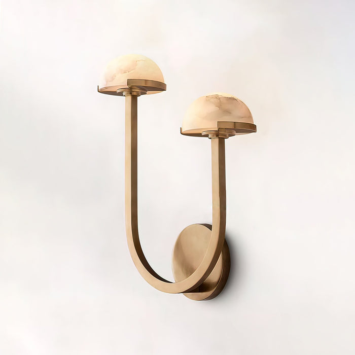 Mushroom Alabaster Wall Lamp - Simprolos