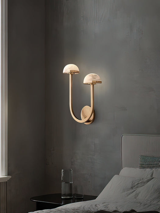 Mushroom Alabaster Wall Lamp - Simprolos