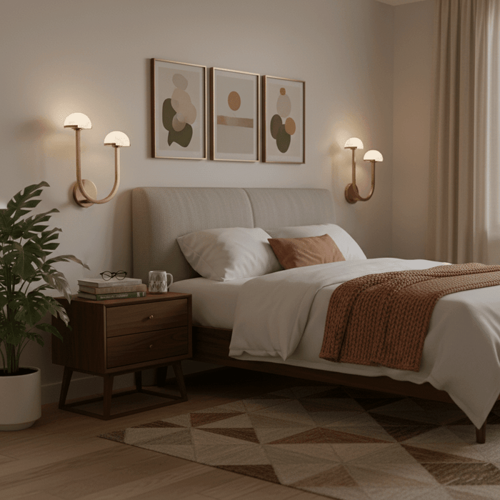 Mushroom Alabaster Wall Lamp - Simprolos