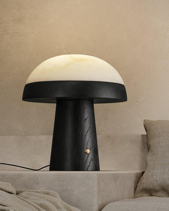 Mushroom Cloud Alabaster Table Lamp - Simprolos