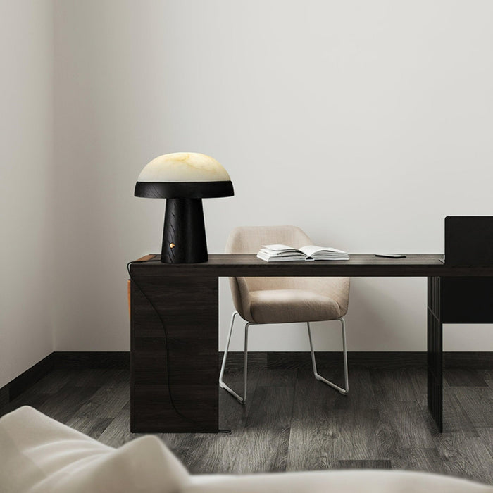 Mushroom Cloud Alabaster Table Lamp - Simprolos