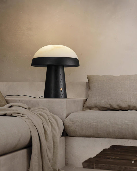 Mushroom Cloud Alabaster Table Lamp - Simprolos