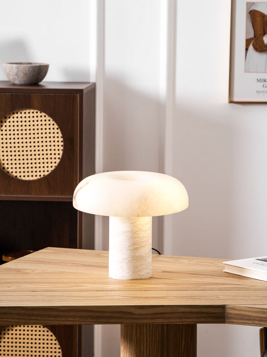 Mushroom Type Alabaster Table Lamp - Simprolos