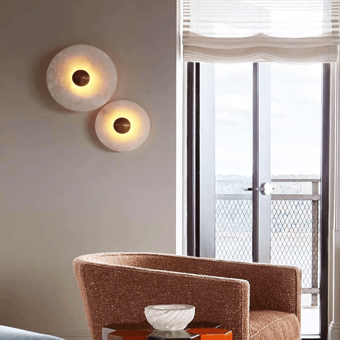 Nayra Alabaster Wall Lamp - Simprolos