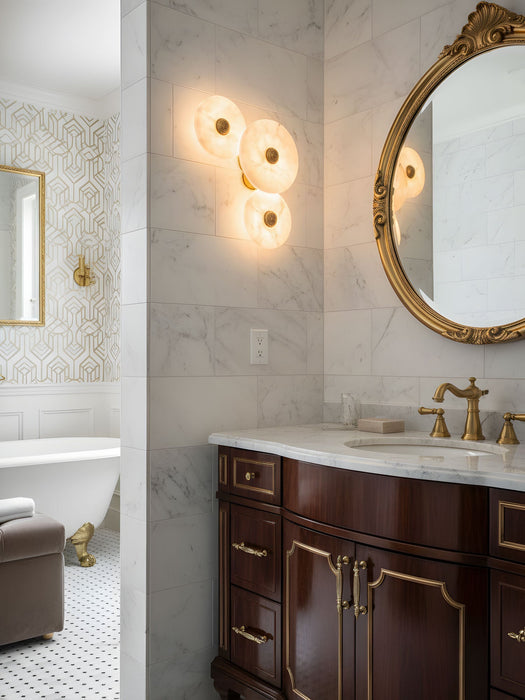 Nayra Alabaster Wall Lamp - Simprolos