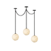 ndustrial Alabaster Orb Chain Chandelier - Simprolos