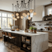 ndustrial Alabaster Orb Chain Chandelier - Simprolos