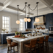 ndustrial Alabaster Orb Chain Chandelier - Simprolos