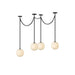 ndustrial Alabaster Orb Chain Chandelier Vakkerlight