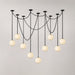 ndustrial Alabaster Orb Chain Chandelier Vakkerlight