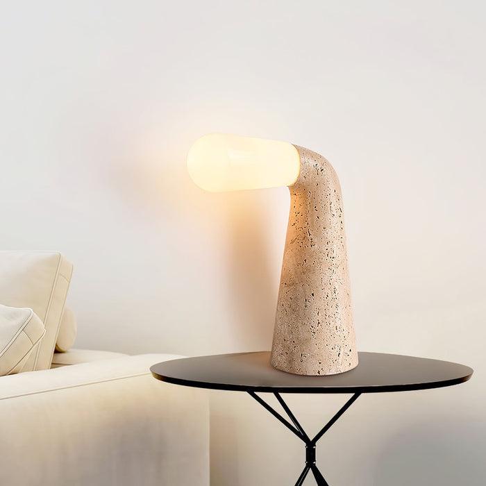 Nilo Travertine Table Lamp - Simprolos